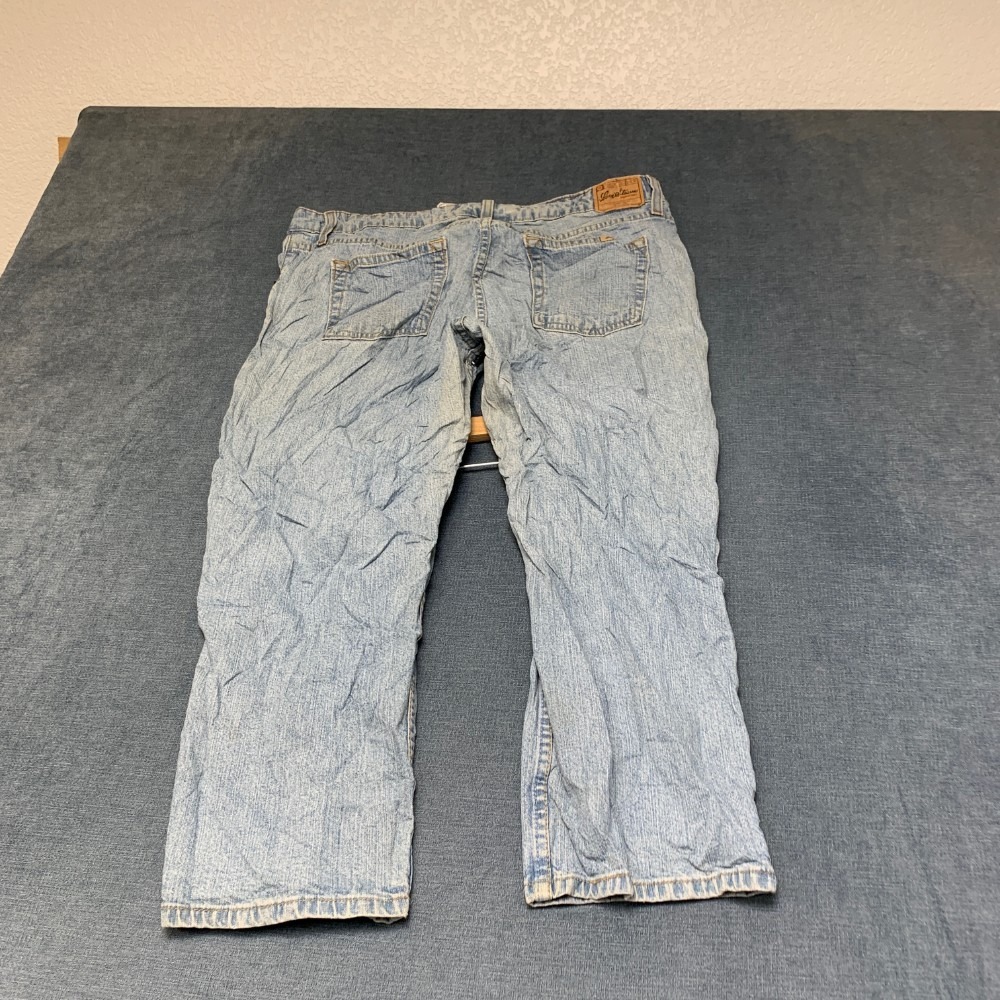 Levi's Cropped Jeans Womens 16 Blue Denim Stretch Medium Wash Pockets Streetwear